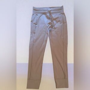 Vuori Gray Tan Joggers with Drawstring